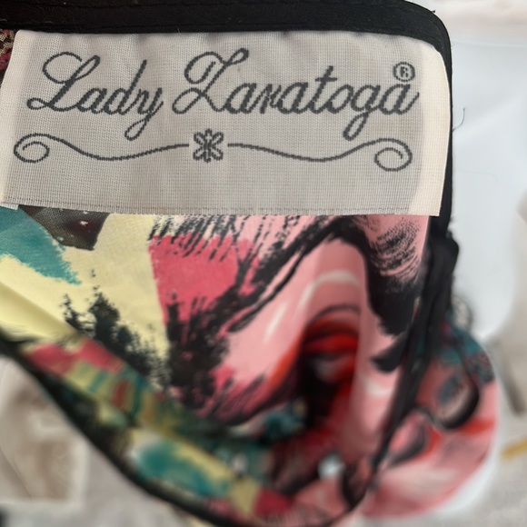 ✨VTG✨ 80s Open Shoulder Sheer Top, Size S - Picture 7 of 7